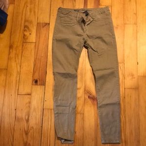 Size 2 khaki mid rise jegging